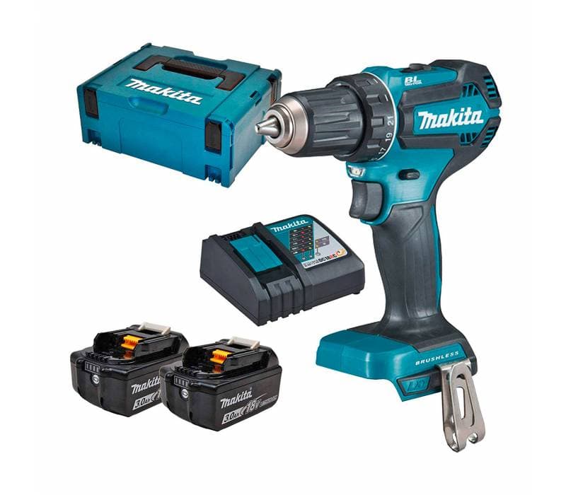 Акумулаторен винтоверт Makita DDF485RFE 18V 50/27Nm + 2 броя батерии и зарядно