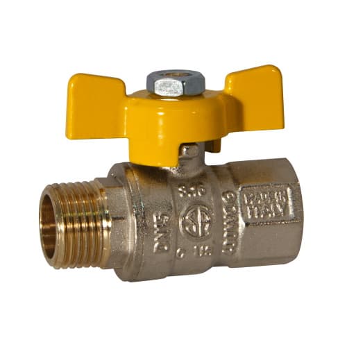 Сферичен кран за газ с Т-ръкохватка Bianchi 3/4" МЖ