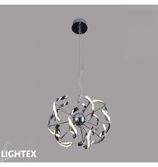 LED полилей Lightex Franka висящ 30W хром 