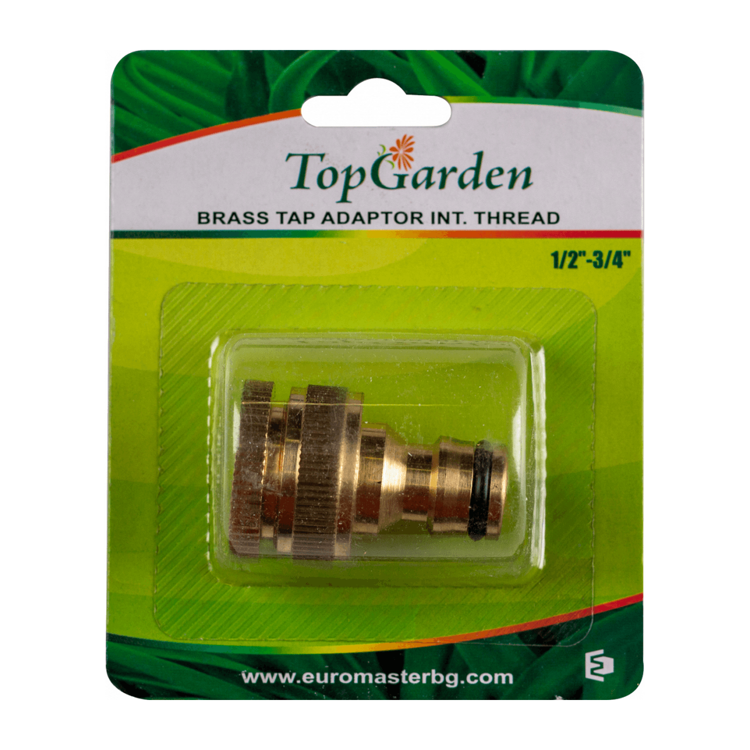 Месингов адаптер за кран TG400409 женски 1/2"-3/4"