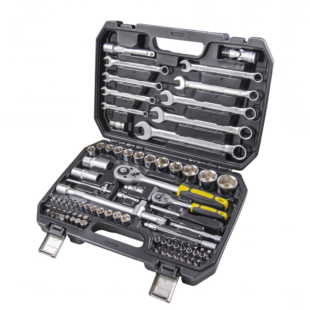 Комплект инструменти CR-V първо поколение TMP 82 части 1/4" & 1/2" 