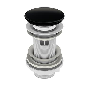 Витло с преливник Click-clack 1 1/4" черно