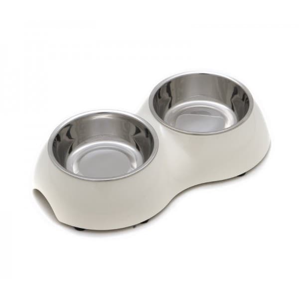 Купа за кучета и котки Comfy Bowl Melamina S 160 + 160 ml Gray