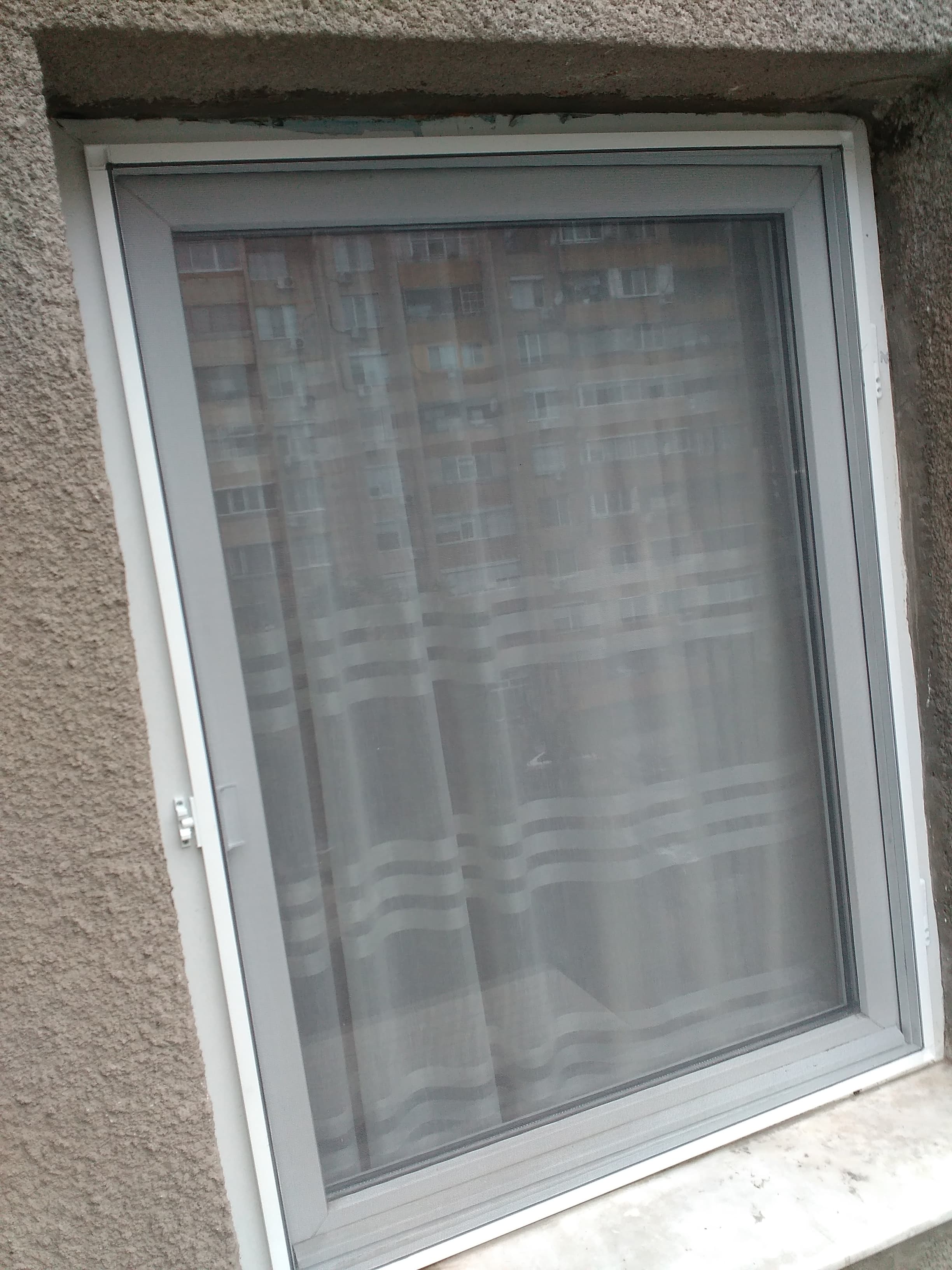 Комарник за прозорци Home Maister бял 170х80см