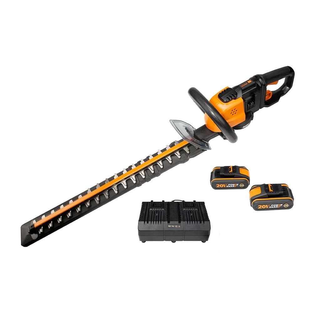 Акумулаторен храсторез Worx WG284Е Li-ion 20V / 2x2.0Ah / 61cm