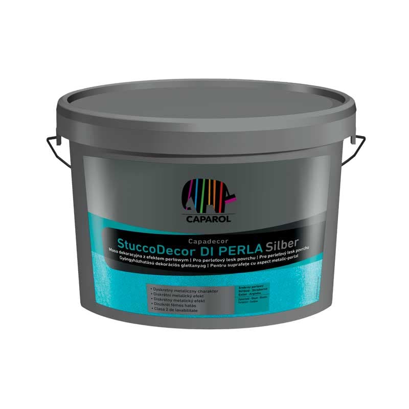 Декоративна шпакловка с перлен ефект StuccoDecor Di Perla Silber 1,25л 