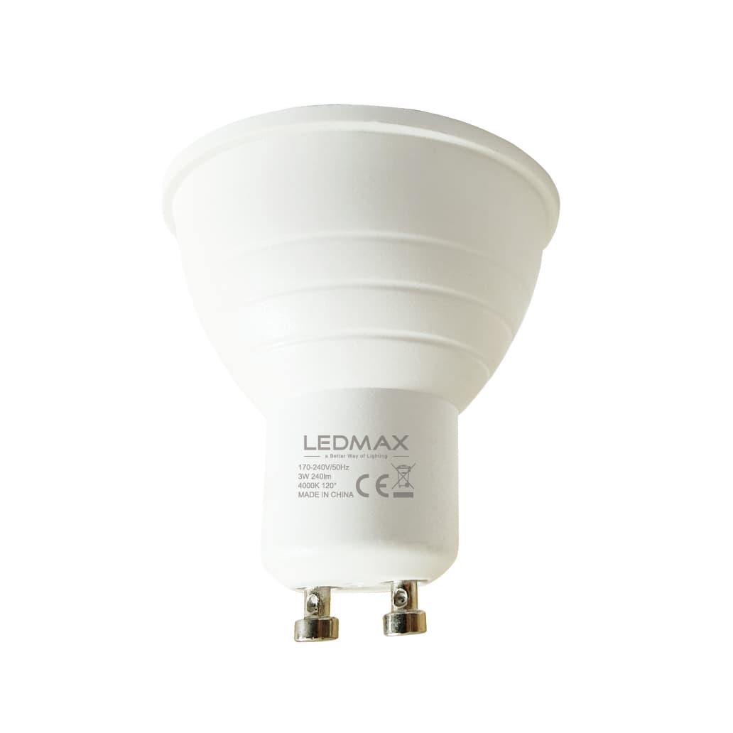 LED крушка LEDMax GU10 3W 4000K MR16