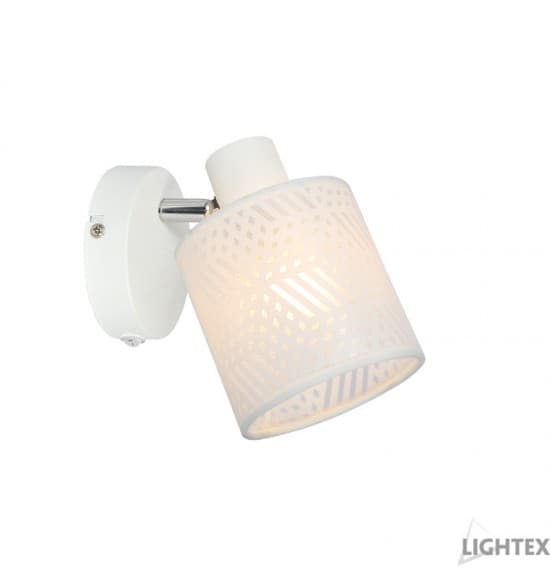 Аплик Lightex Blanka 1xE14 бял 