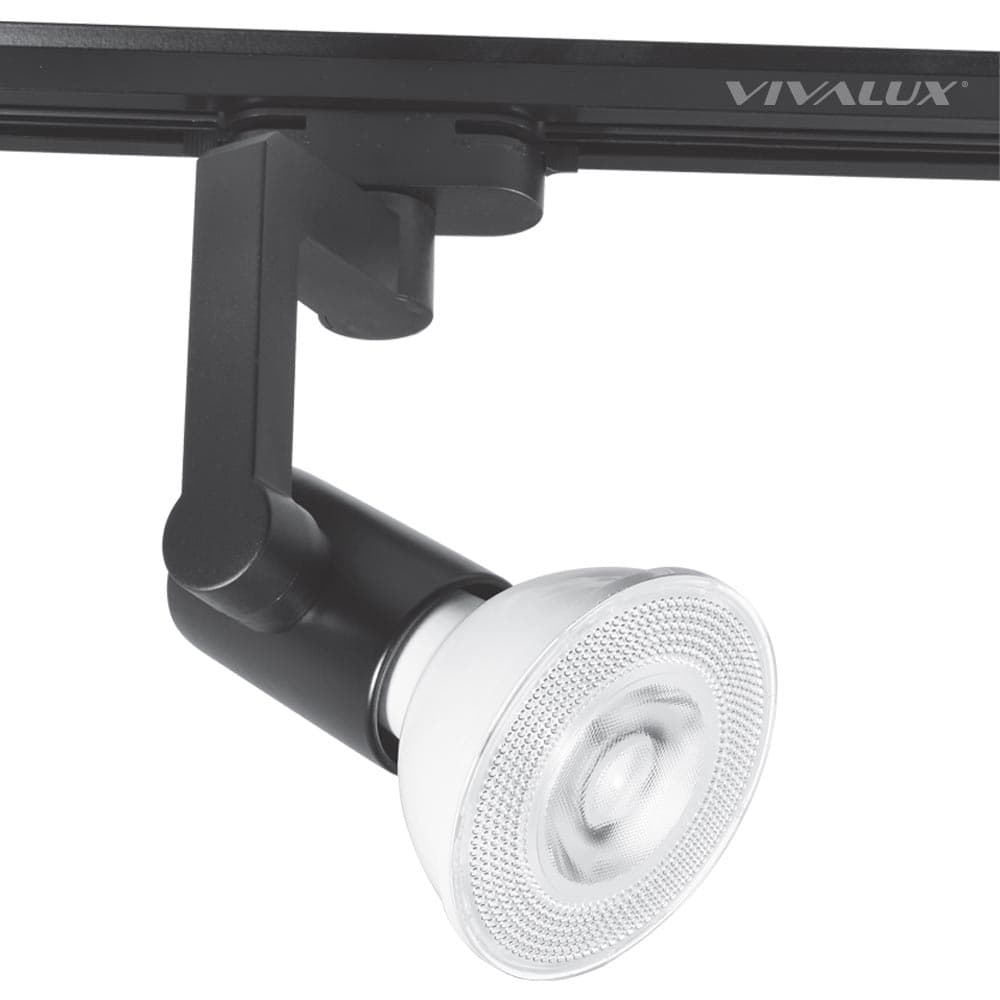 Спот за релсов монтаж Vivalux TL901 PAR30/BK EXEO 1x60W Е27 черен 