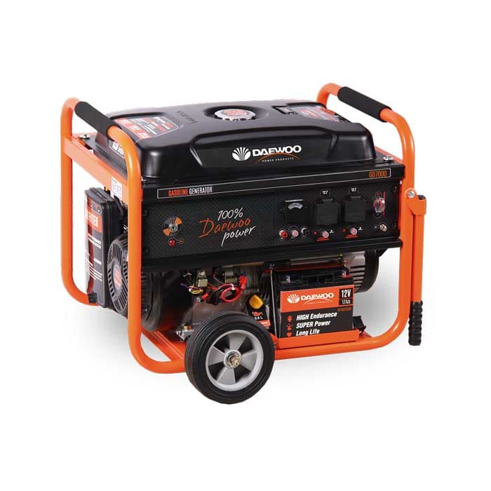 Бензинов генератор с електростартер Daewoo 6/6.3kW