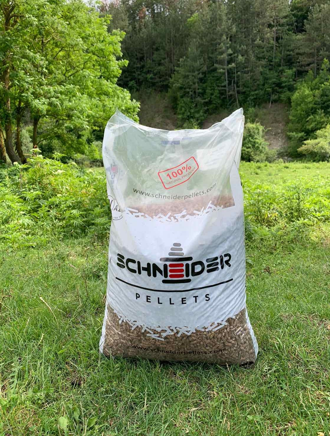 Дървесни пелети Schneider Pellets 15 кг