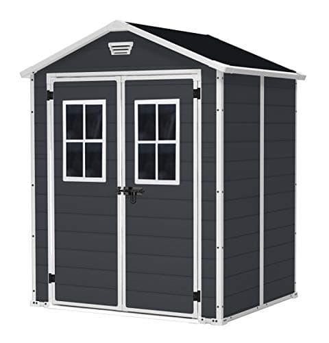 Градински навес барака Keter Manor 6x5 DD Breteuil 226х152х185см