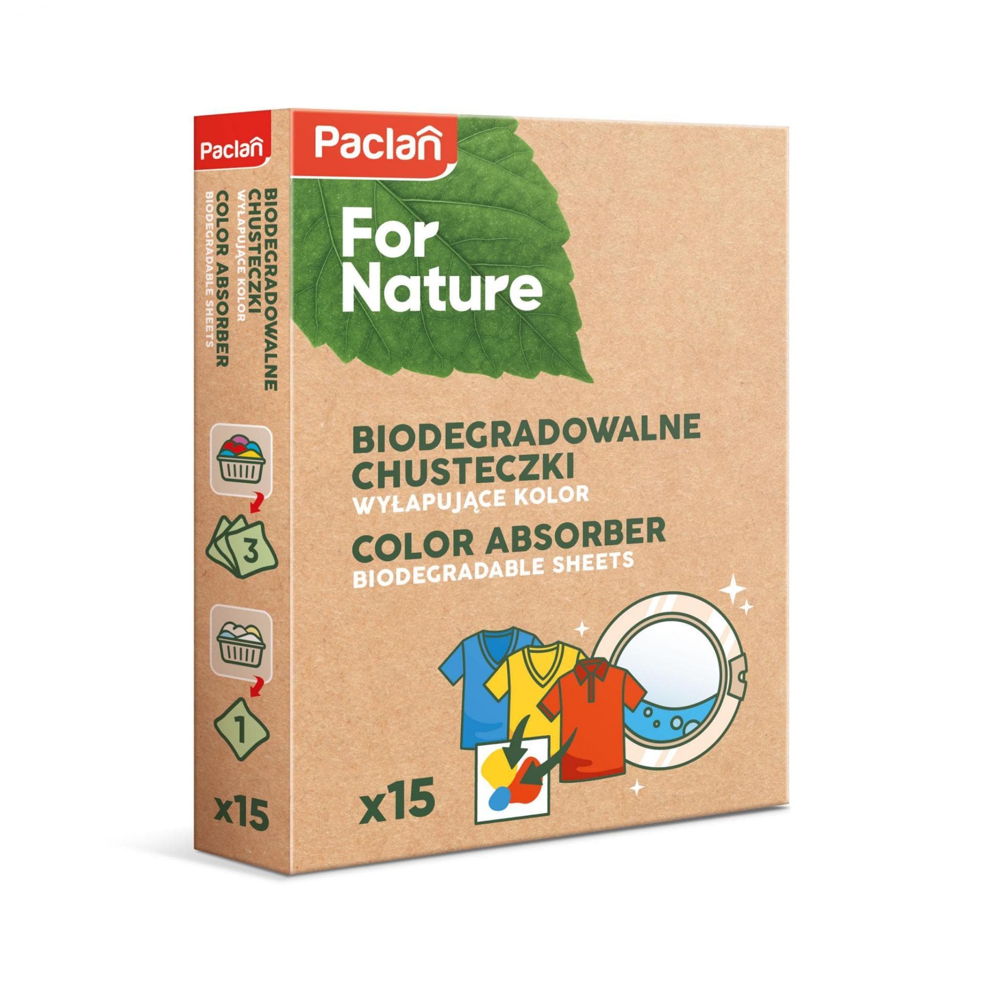 Цветоулавящи биоразградими кърпи Paclan for nature 15 броя