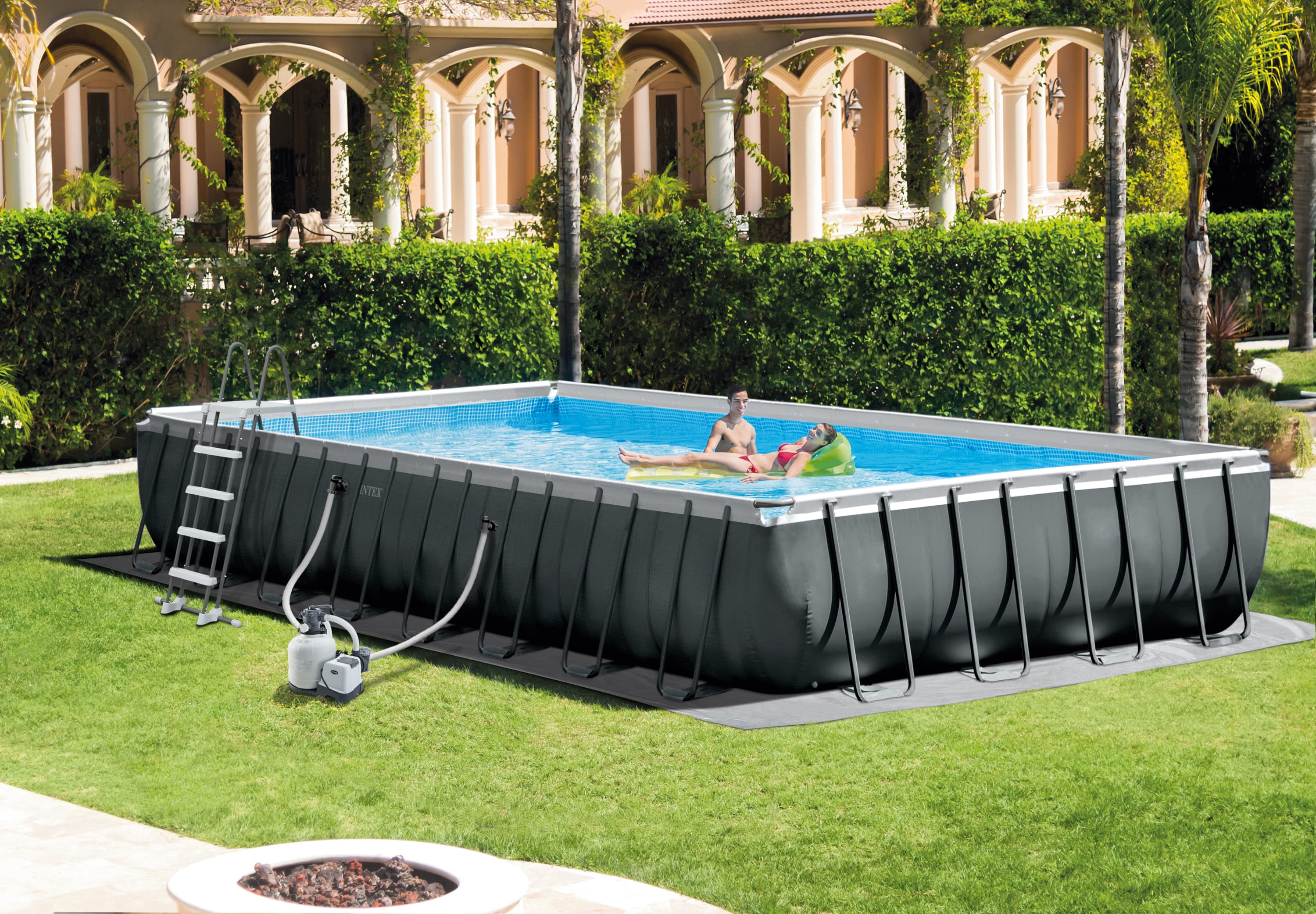 Правоъгълен басейн Ultra XTR® Intex 26378 / 975x488x132см 