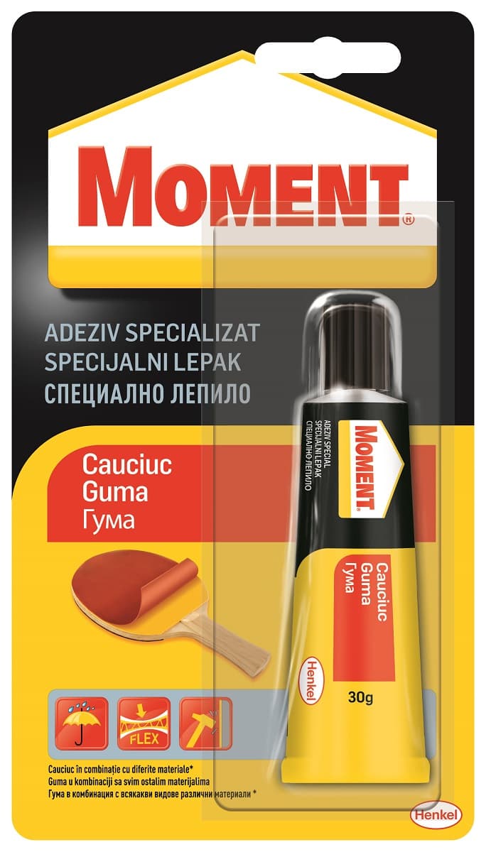 Специално лепило за гума Moment Rubber 30 мл