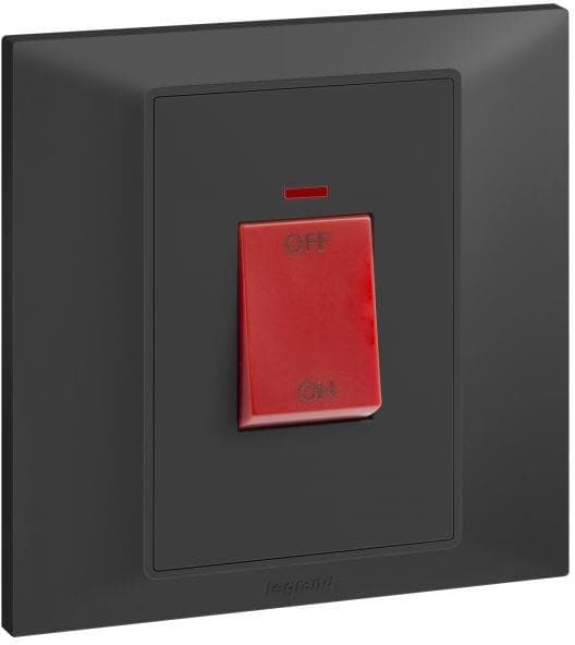 Бойлерен ключ с индикация Belanko Legrand S 45А антрацит 