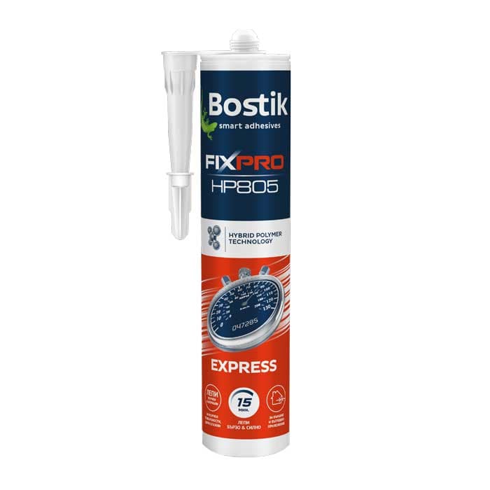 Бързовтвърдяващо хибридно лепило Bostik HP805 / 290мл