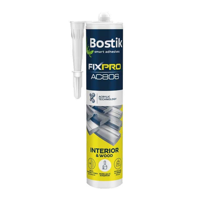 Акрилно лепило за монтаж Bostik AC806 / 290мл