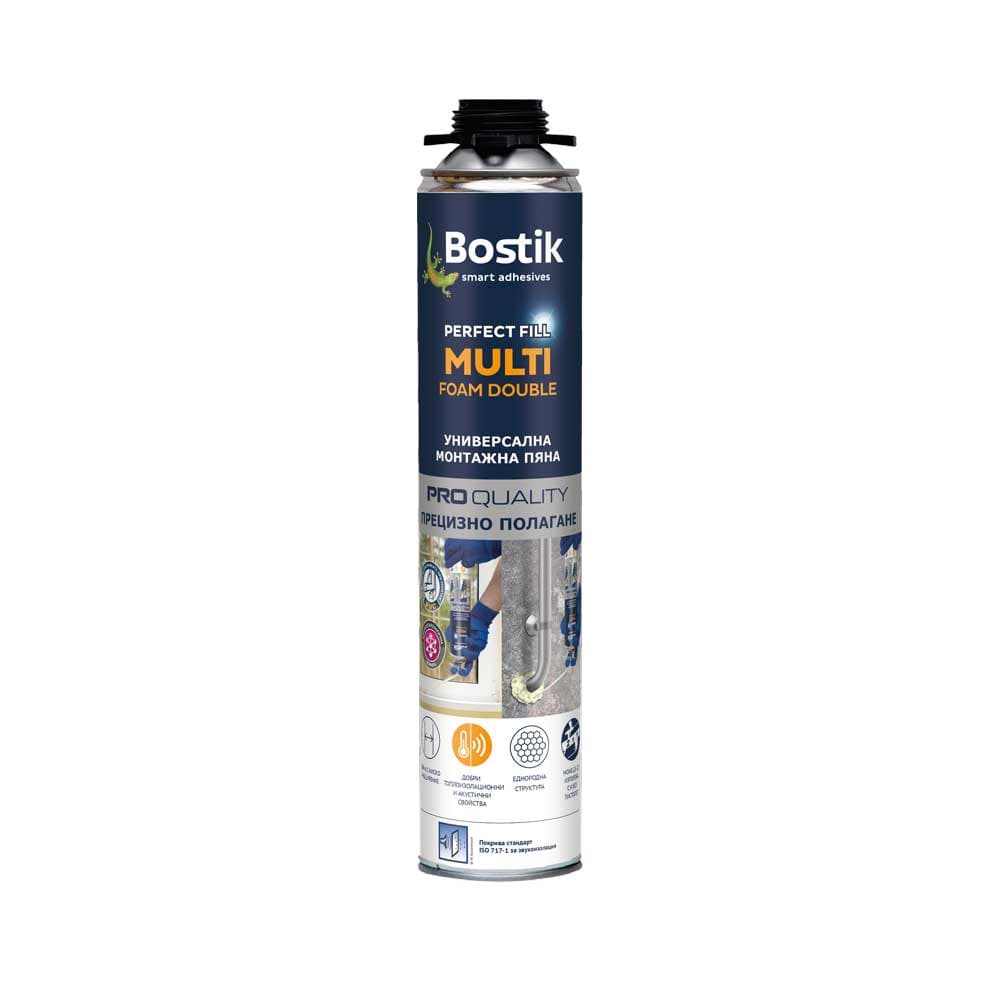 Полиуретанова нискораздувна пяна Bostik Multi foam double 750мл