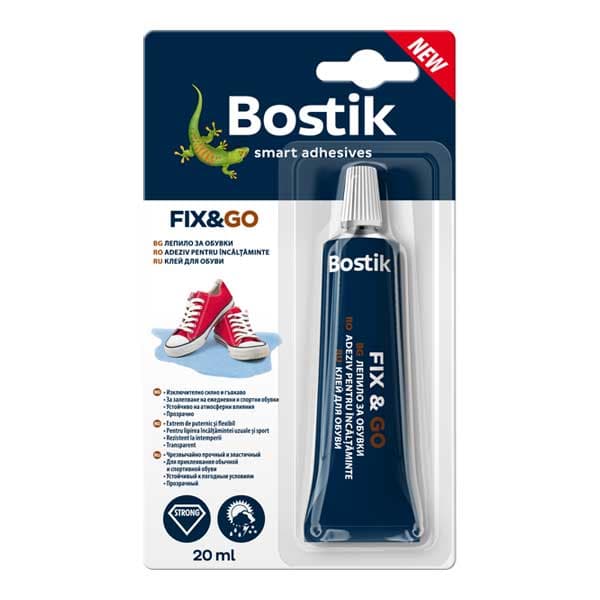 Бързо лепило за ремонт на обувки Bostik Fix&Go 20мл