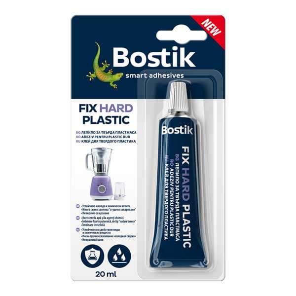 Лепило за твърди пластмаси Bostik Fix Hard Plastic 20мл