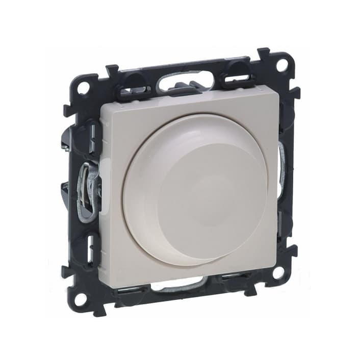 Ротативен димер Niloe Legrand 5-75W LED / 5-300VA цвят крем 