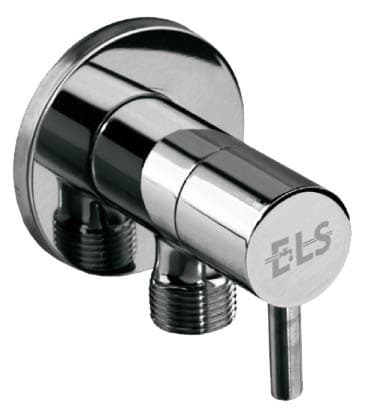 Ъглов кран с керамичен механизъм 1/2" х 3/8"  модел 1001