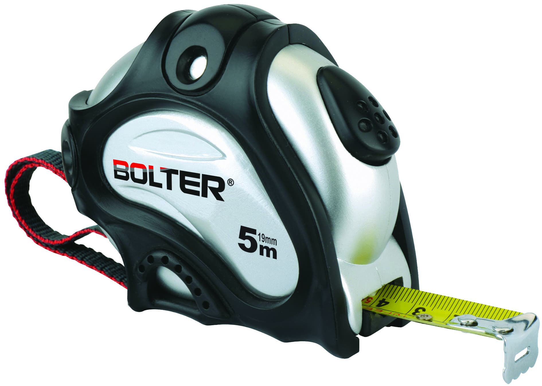 Ролетка металик с автоматичен стоп Bolter 5м x 25мм
