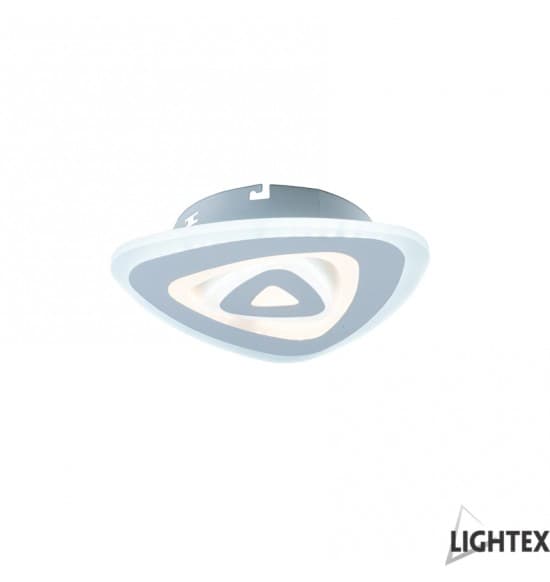 LED плафон Lightex Turn II бял max38W ø240мм       