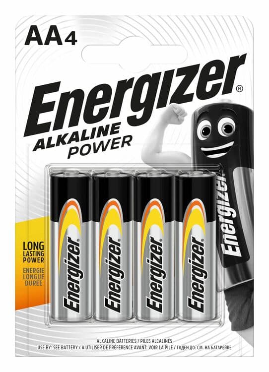 Батерия Energizer Alkaline Power LR6 AA / блистер 4 броя