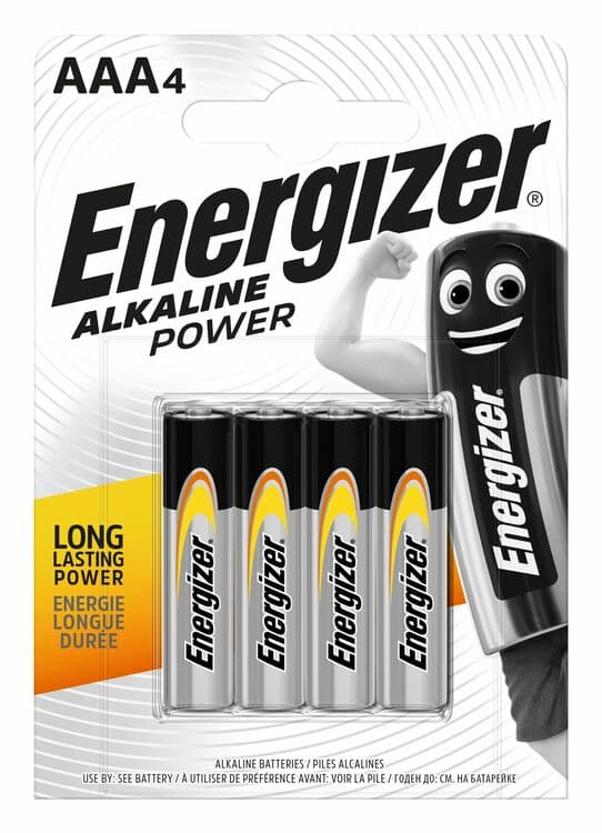 Батерия Energizer Alkaline Power LR03 AAA / блистер 4 броя