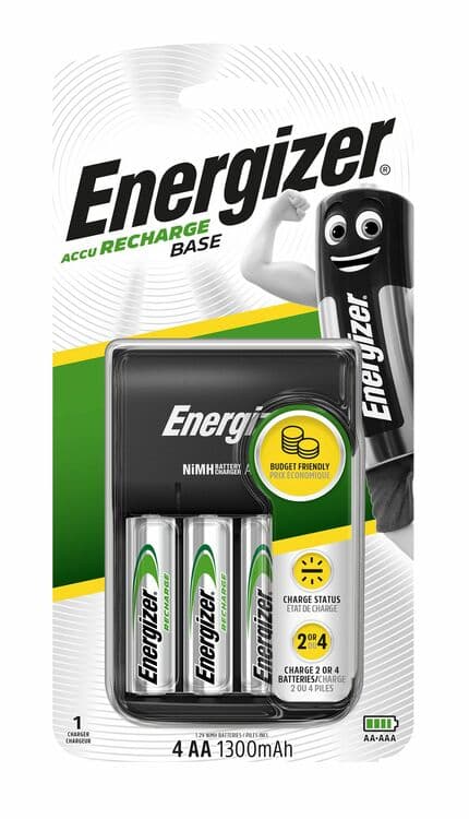 Зарядно устройство Energizer Base Charger + 4xAA 1300mAh