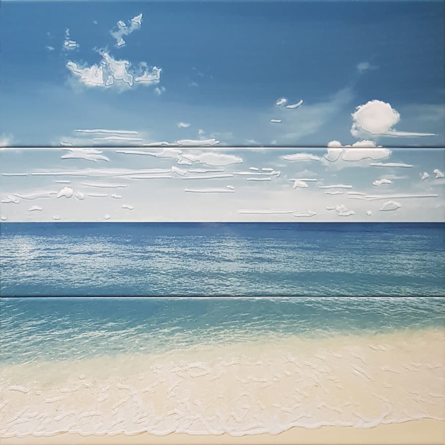Стенна плочка Тукан Плаж №3 60x60см / 3 части 20x60см