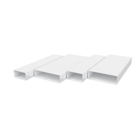 Правоъгълен PVC въздуховод Era 511VP / 55х110мм 0.5м