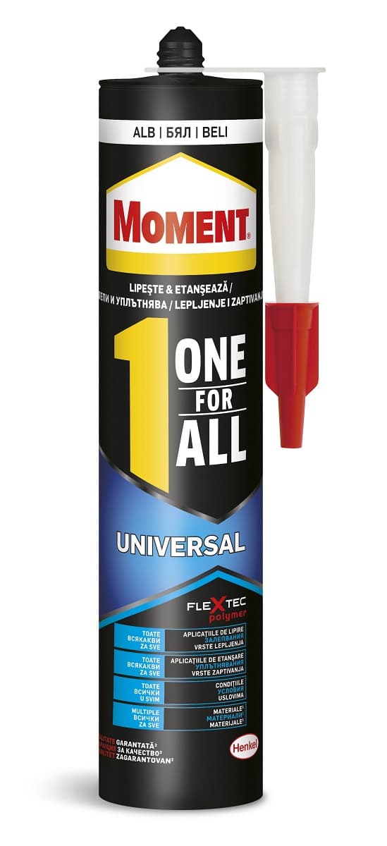 Монтажно лепило Moment One for All Universal 389г