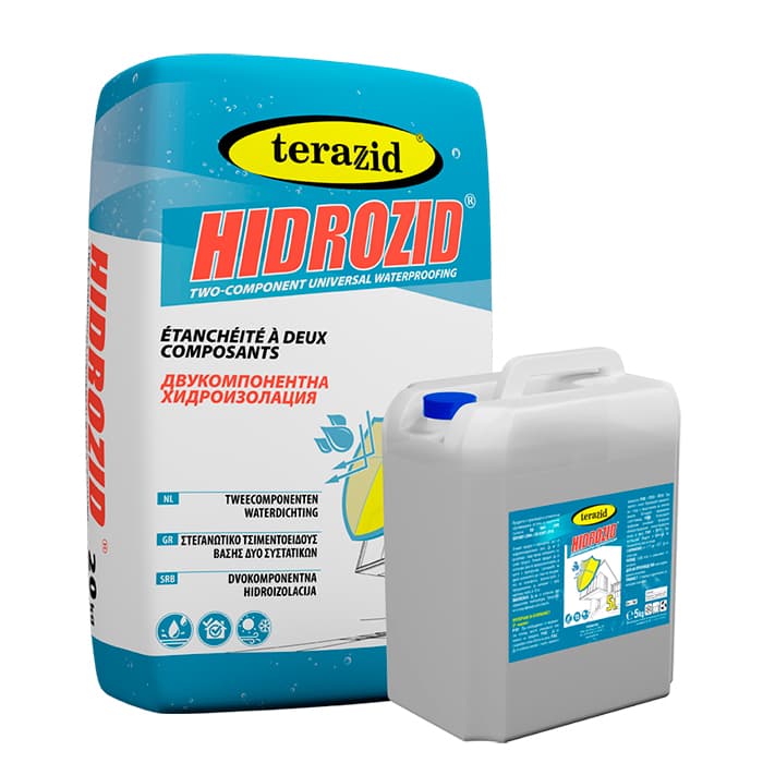 Двукомпонентна хидроизолация Terazid Hidrozid 20+5 кг