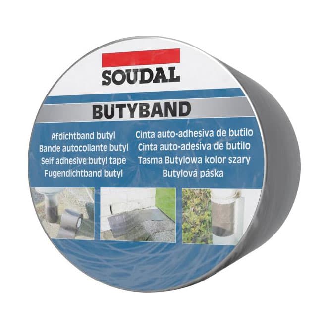 Бутилова уплътнителна лента Soudal Butyband 5см x 10м
