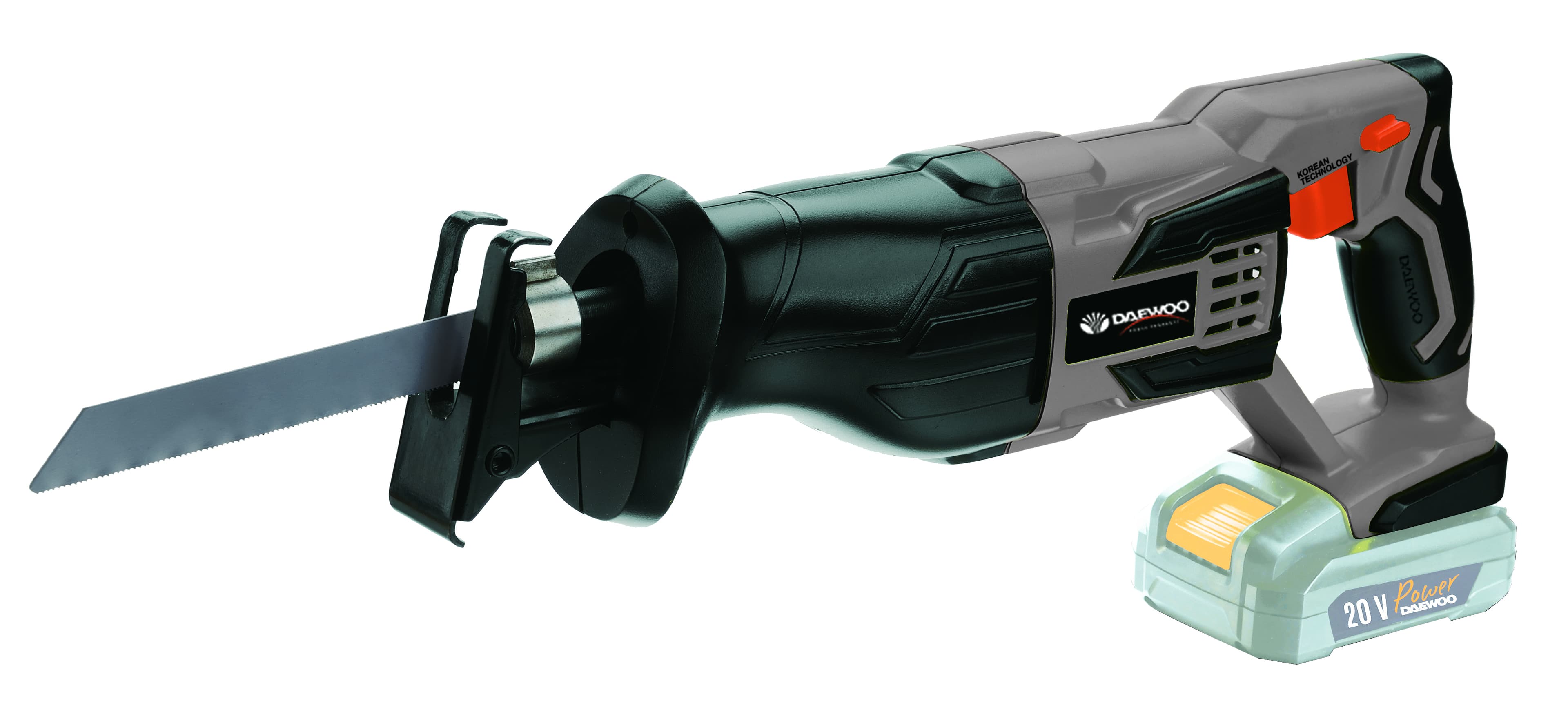 Акумулаторен саблен трион Daewoo Uni-Bat 20V Li-ion без батерия и зарядно
