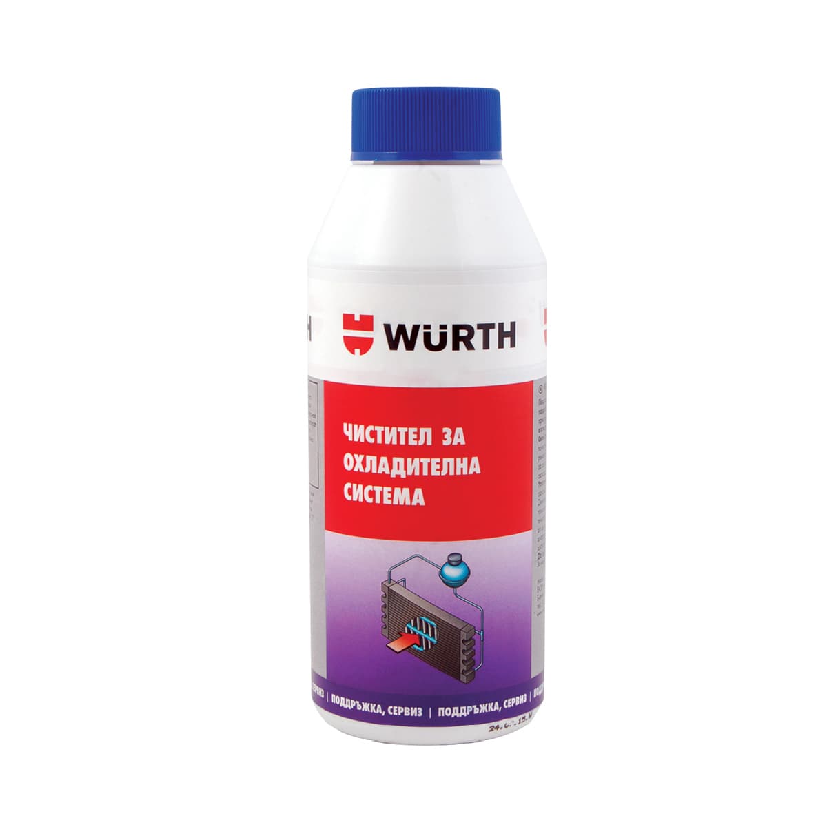 Чистител за охладителна система Wurth 1л