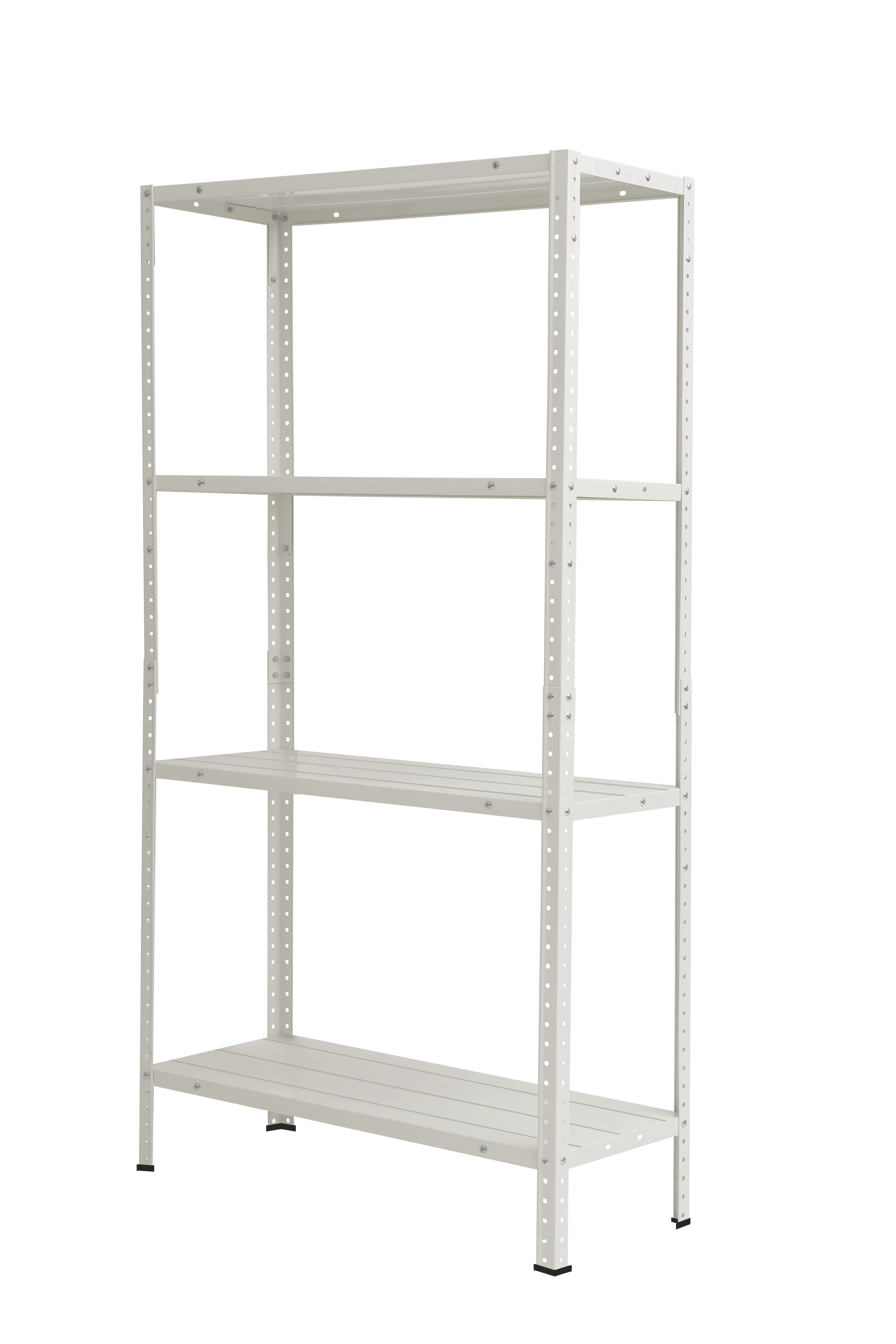 Метален стелаж Basic 40 White 1450х750х300мм / до 50кг на рафт