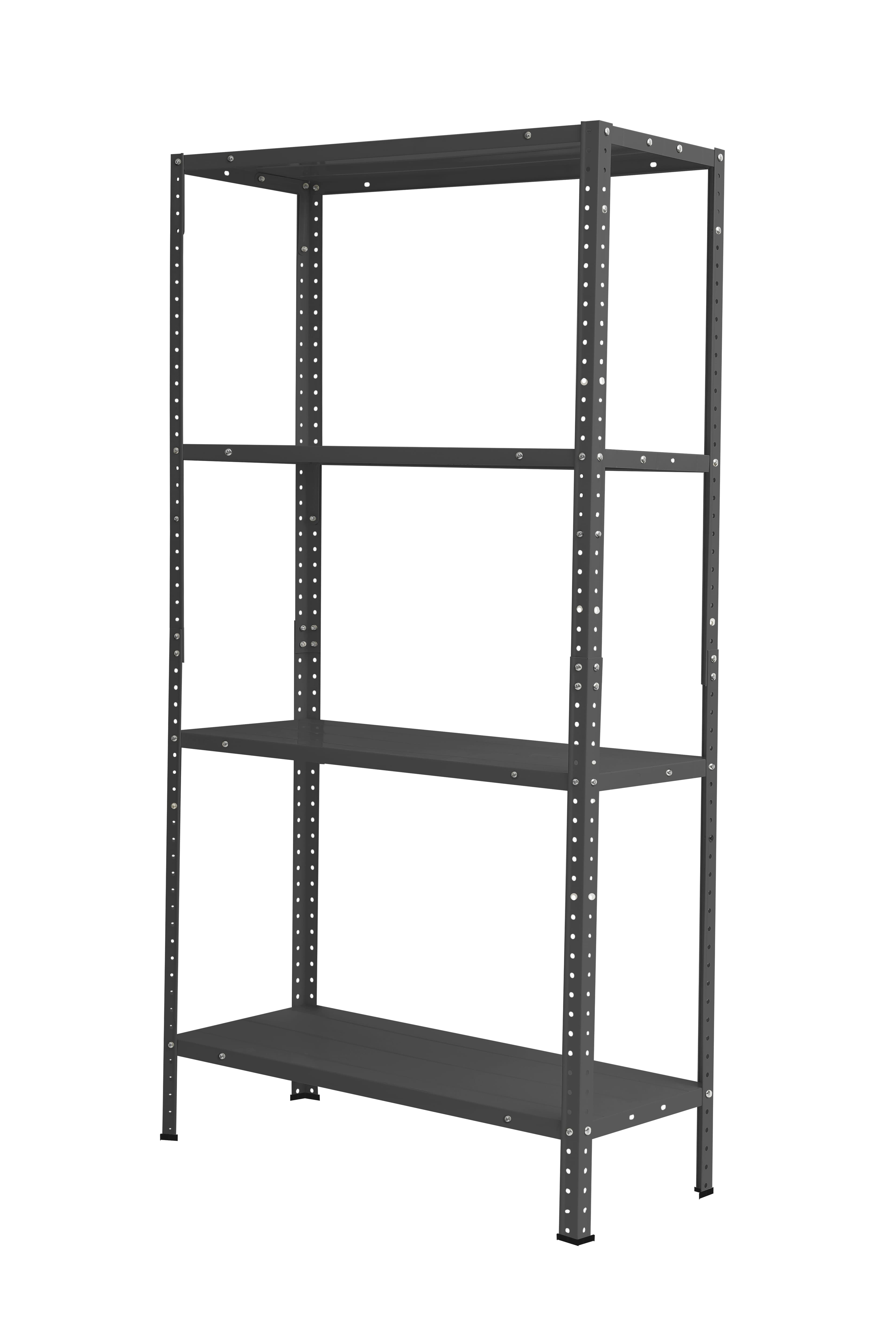 Метален стелаж Basic 40 Black 1450х750х300мм / до 50кг на рафт