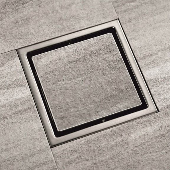 Подов рогов сифон за плочка Inter Ceramic ICD 6416C ф50 / 150x150мм