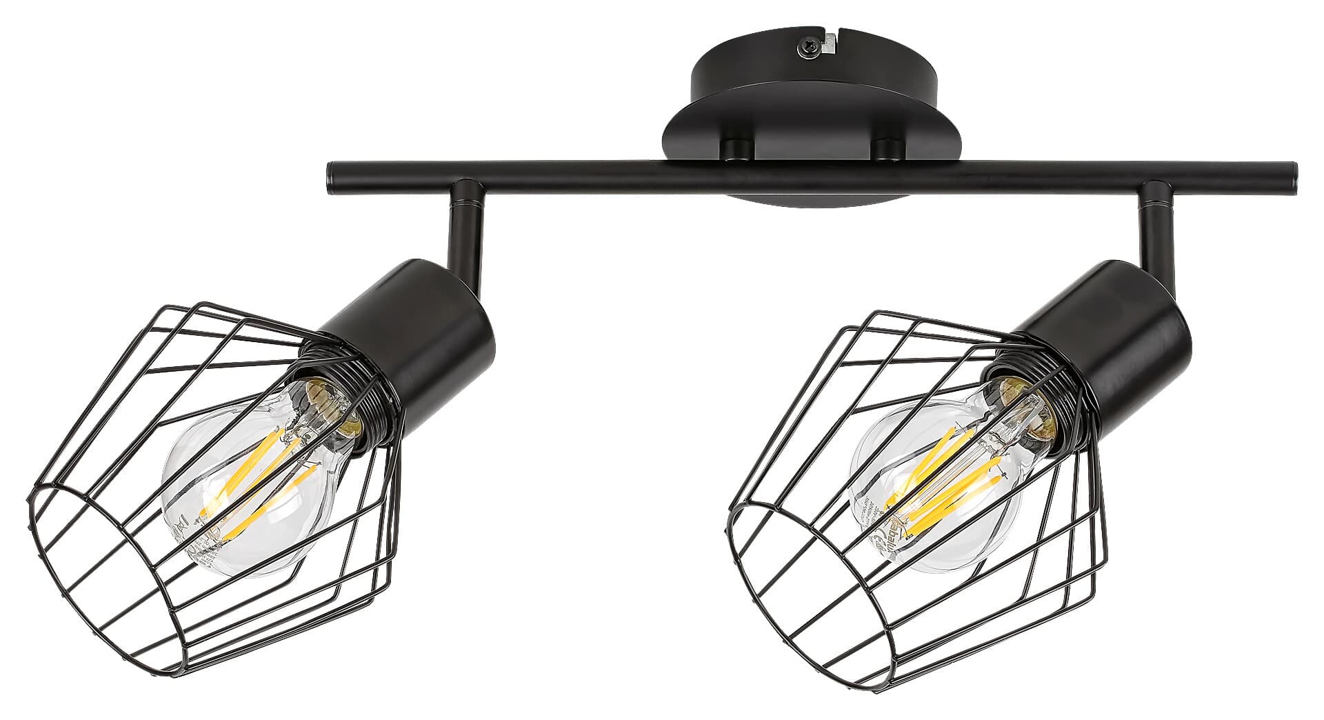 Спот Ziel Lighting SE-W009-2 E27 черен