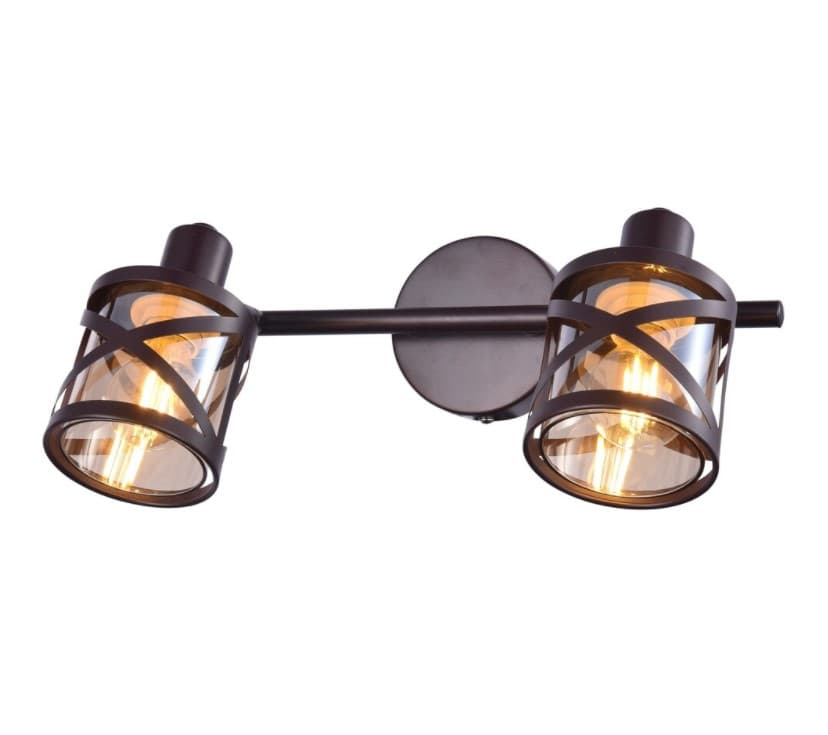 Спот Ziel Lighting SE-W010-2 E14 кафяв
