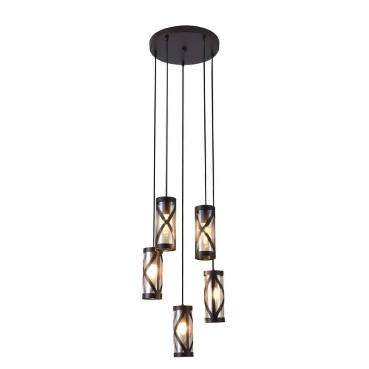 Осветително тяло Ziel Lighting SE-P010-5 E14 кафяво
