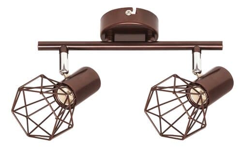 Спот Ziel Lighting SE-W011-2 E14 кафяв