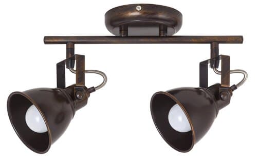 Спот Ziel Lighting SE-W012-2 E14 антично кафяво