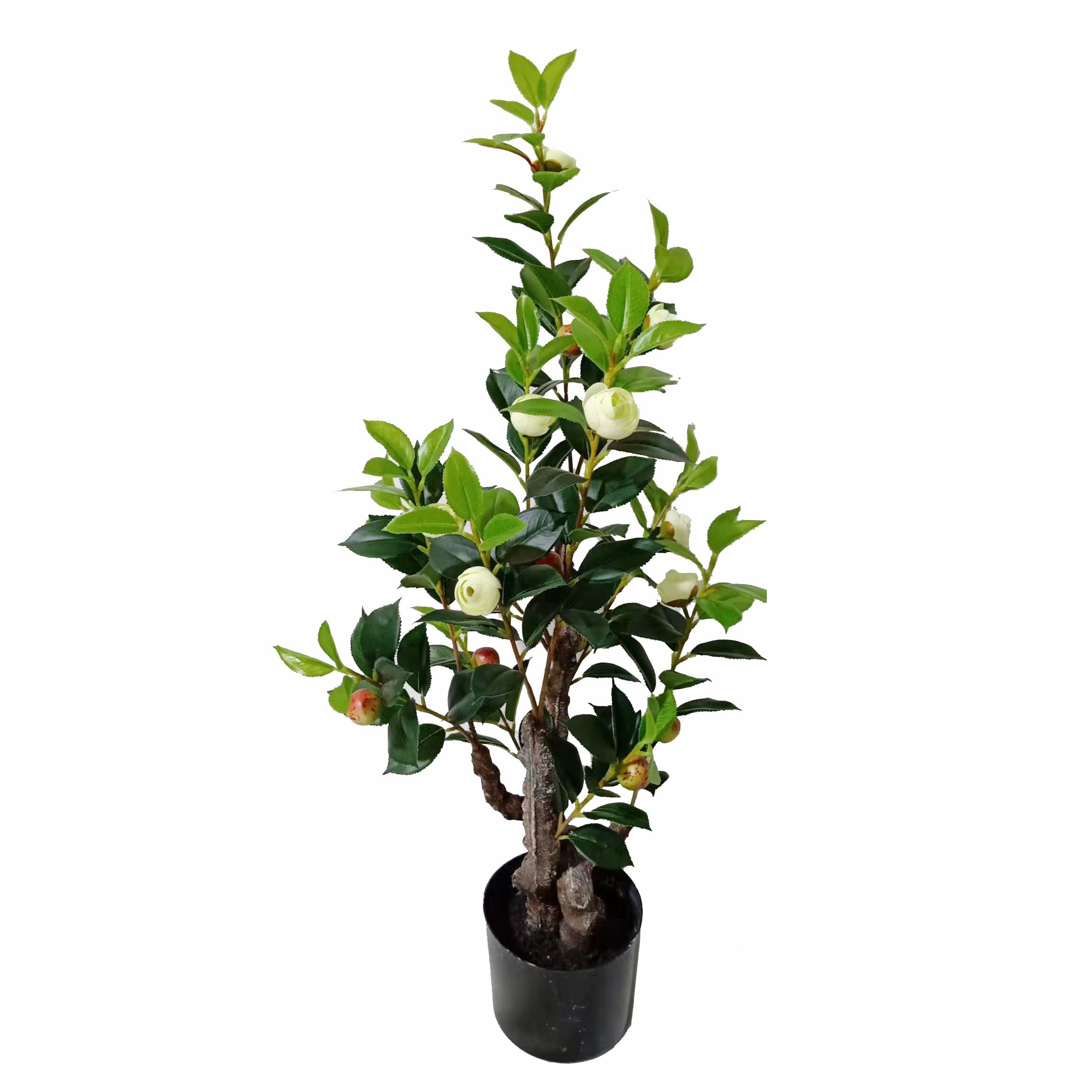 Изкуствено цвете My Garden KD4837-80-22 Камелия зелена 80 см