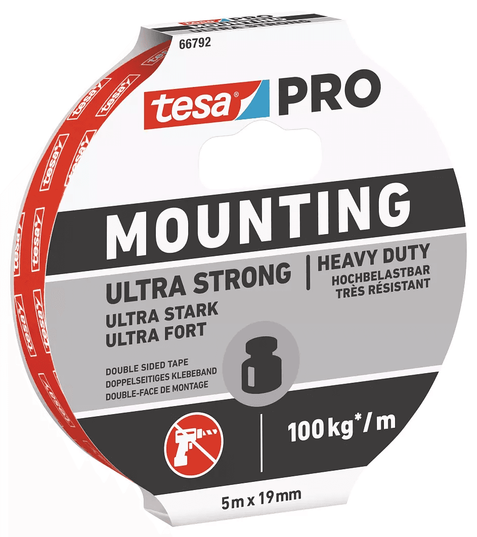 Монтажна лента Tesa PRO Ultra Strong 5м x 19мм
