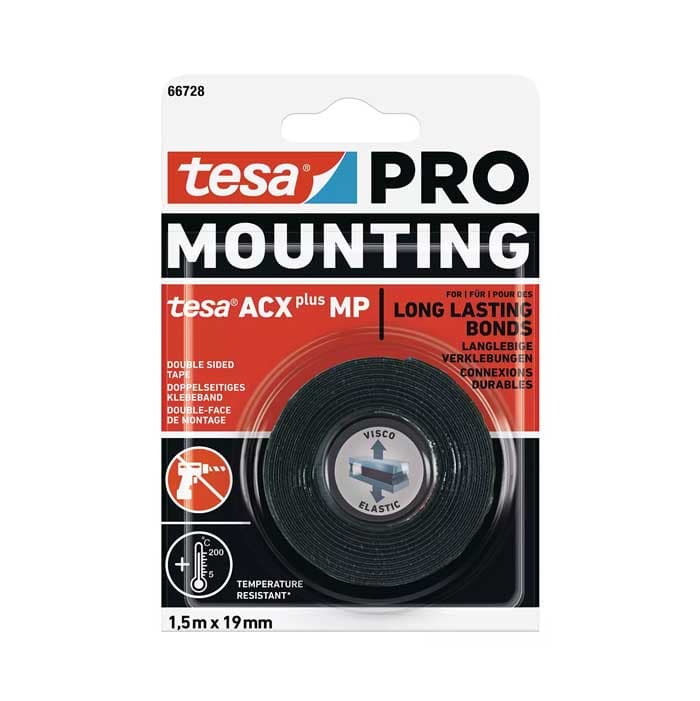 Монтажна лента Tesa PRO ACX+MP 1.5м x 19мм